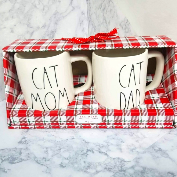 Rae Dunn Cat Mugs - 2